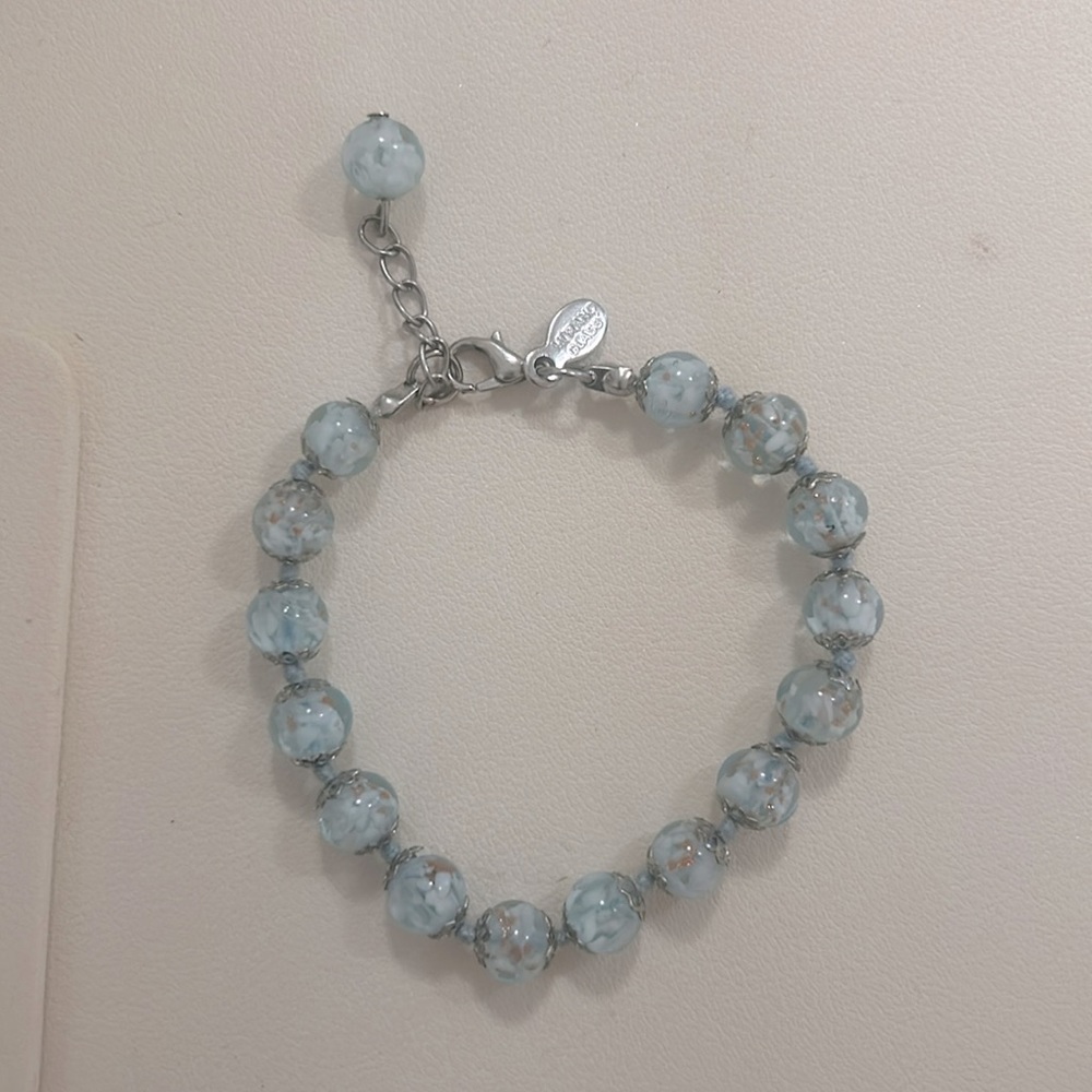 NEVER WORN Handmade murano bracelet from Moldova.